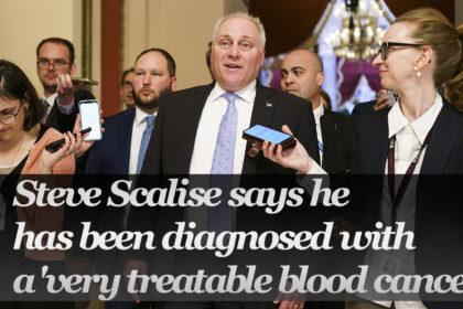 Rep. Steve Scalise Reveals 'Very Treatable' Multiple Myeloma Blood Cancer Diagnosis