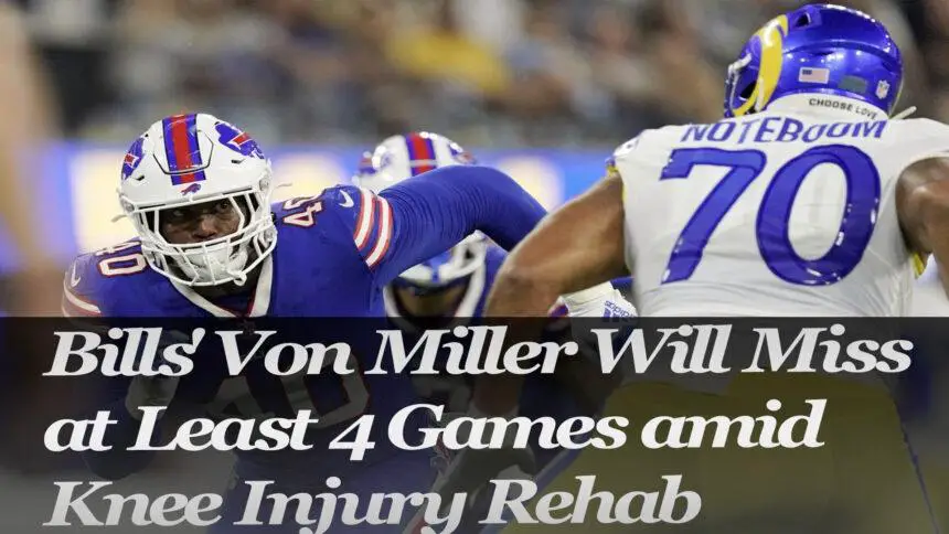 Buffalo Bills' Star Von Miller to Miss Opening Games of 2023 Season Due to Injury