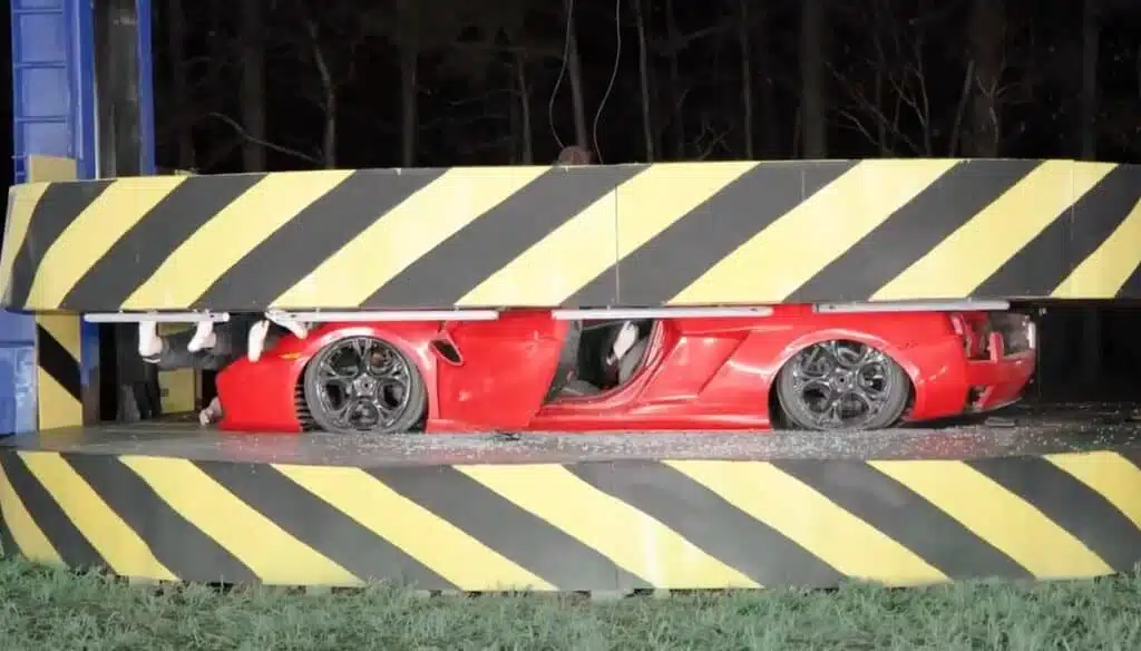 the gallardo was crushed completely under the hydraulic press MrBeast / YouTube