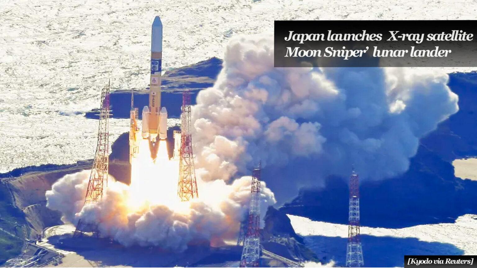 Japan Launches Lunar Exploration: Initiates Mission with X-Ray Satellite and 'Moon Sniper' Lander