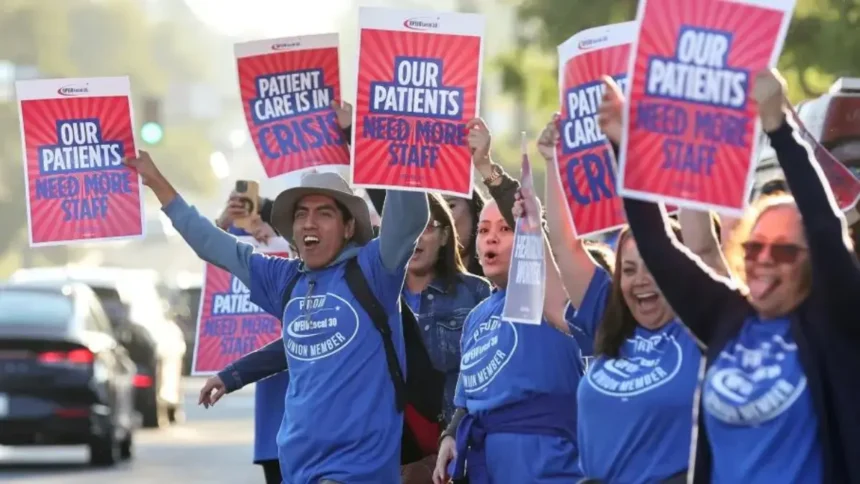 Largest Healthcare Worker Strike in U.S. History Hits Kaiser Permanente Over Staffing Crisis